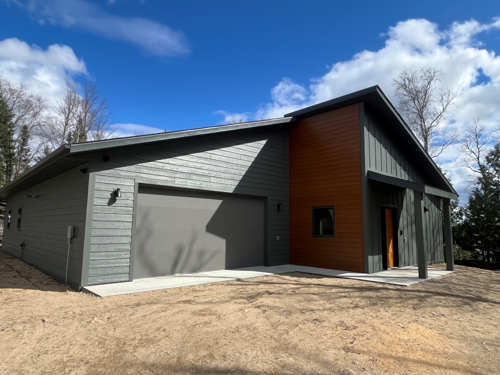 home exterior black siding