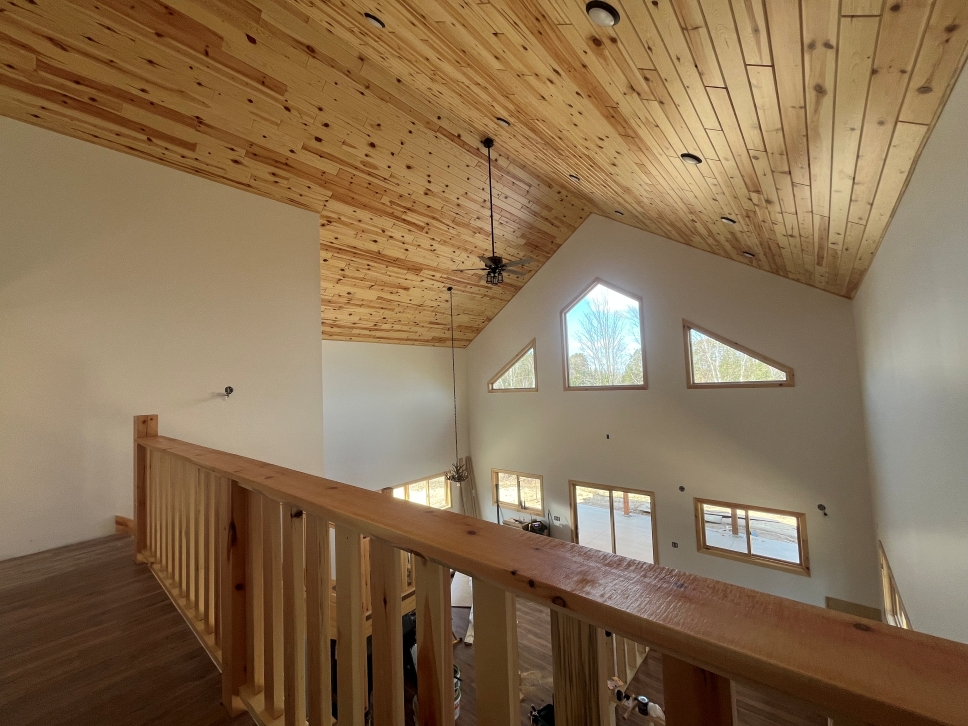 tongue and groove ceiling
